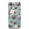 New Square Clear Soft Phone Case For Xiaomi Redmi Note 12 11 9S 9 8 10 Pro+ 7 8T 9C 9A 8A K40 Gaming Silicone Cover butterfly