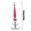Squid Hook Flashing Lamp Fishing Lures LED Deep Sea Luminous Squid Jig Light Bass Bait Fishing Tackle For Underwater Sea Fishing