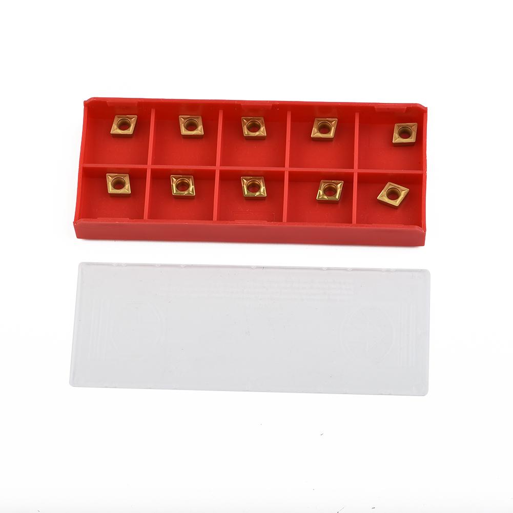 10pcs Carbide Inserts CCMT060204-HM YBC251 For Turning Tool Industrial