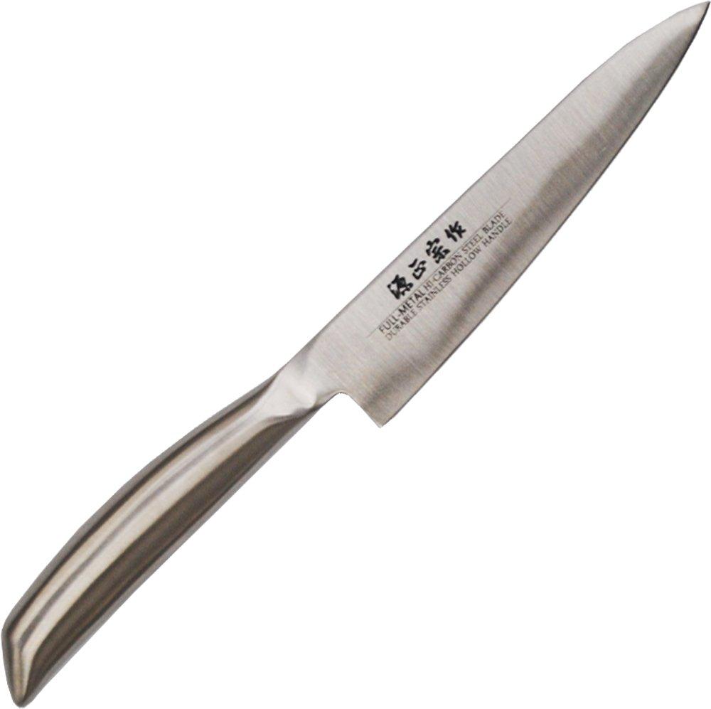 Satake Sangyo Messer Santoku Santoku Hergestellt aus Vollstahl Gen Masamune Set Messer/Schälmesser/Kleines Messer, Japan, Stahl,