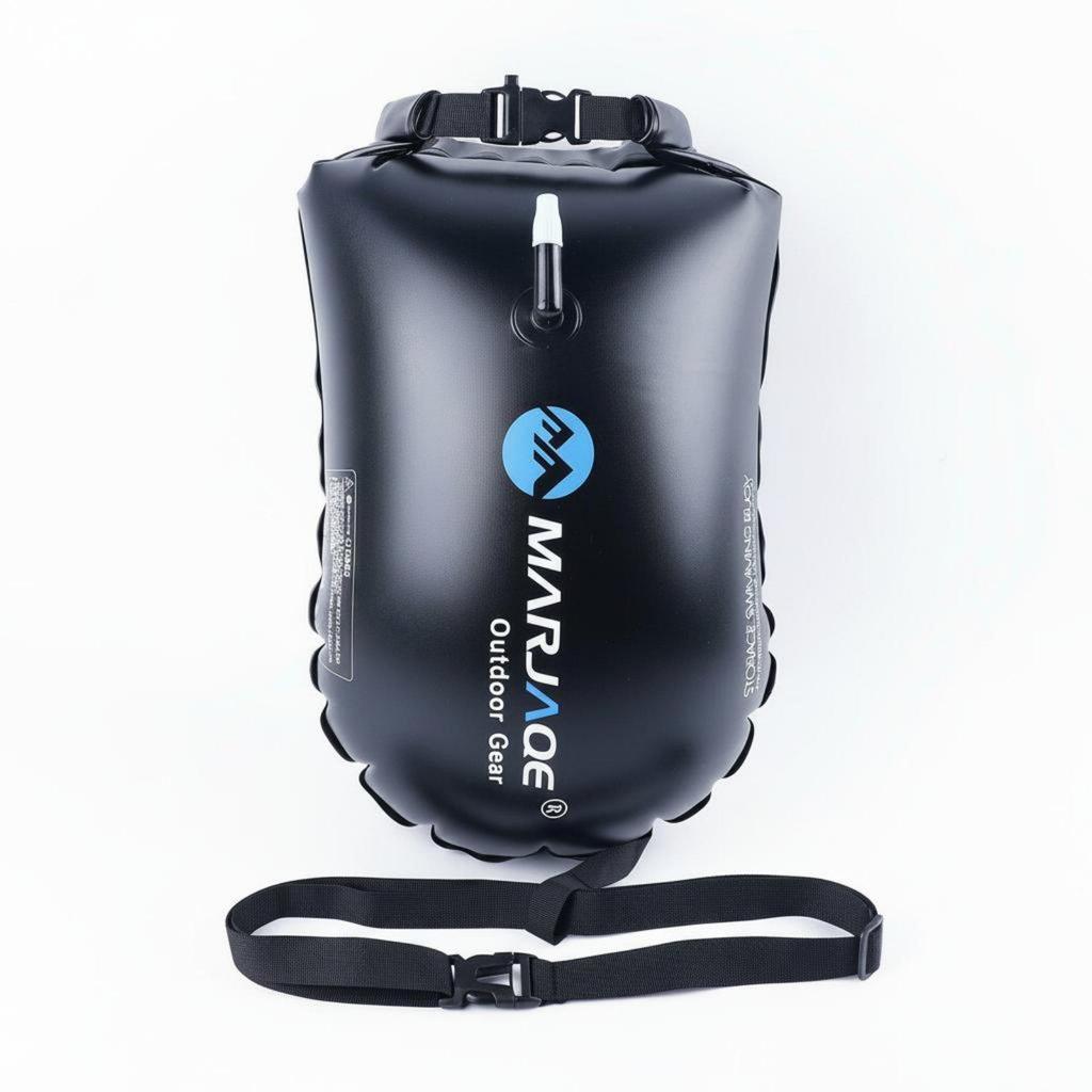 PVC Swimming Float with Large Waterproof Bag Inflatable Buoy for Open Water Pool