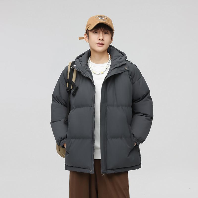 New autumn and winter trend loose thickened men's cotton-padded jacket women's casual couple cotton clothes 27