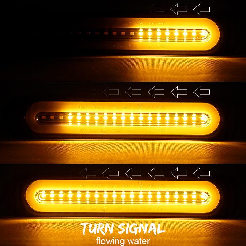 68 led Tail Light 3 in 1 LED Brake Stop Light DRL Rear Turn Signal Lamp Warning Lamp For Truck Trailer RV ATV UTV SUV 12V 24V