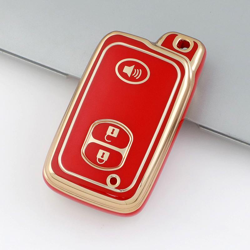 For Toyota Camry Crown Majesta Highlander Land Cruiser Prado Kluger Mark X Subaru Foreste XV TPU Car Key Case Cover Protector