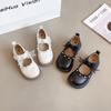 Girls' Princess Shoes, White Spring New Children's Leather Shoes, Girls' Dress Soft-soled Shoes, Baby Girl's Single Shoes