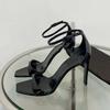 Gladiator Square Toe Buckle Strap Women Sandals Fashion Thin Heels Dress Shoes Summer