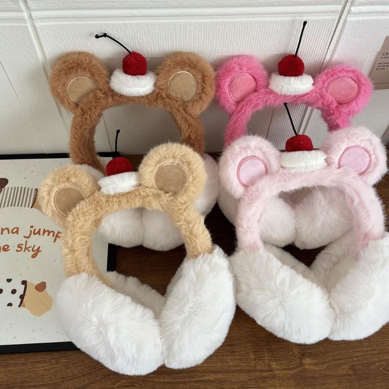 Furry and Warm Plush Ear Warmer for Winter Outdoor Activities Keep You Warm in Cold Weather for Skiing