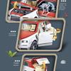 Maßstab 1/20 HT-77 SUV Legierungsmodell mit Geräusch und Leichtgewicht Kinder-Trägheitsauto Spielzeug Beleuchtung Musik Limousine Manuell zu öffnende Türen Modell Geschenk