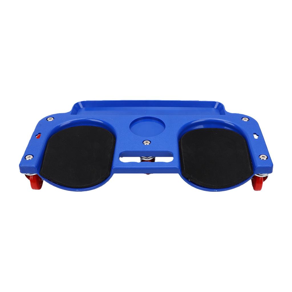 Rolling Knee Creeper with 360 degrees Swivel Casters Thick Cushioned Blue for Home Workshop Auto Repairing Maintaining