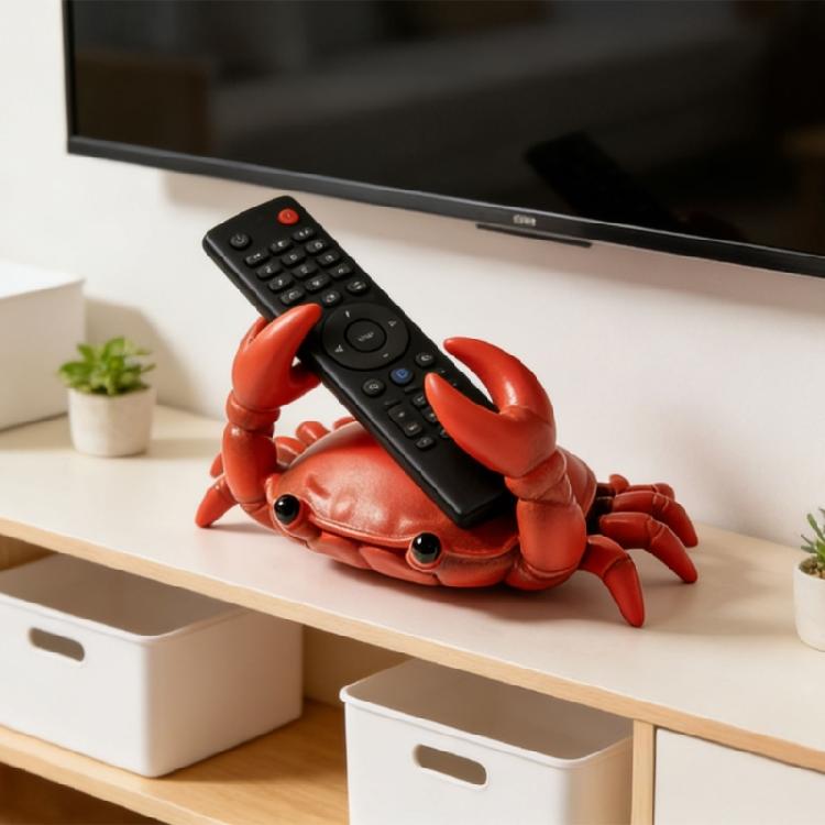 Crab Shape PVC Pen Rest Display Stand Eyeglasses Stand Desktop Pen Organiser Rack for Home Office Desk Decoration