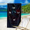 Ultra-Soft Beach Towel with Ninja Kidz Theme,Ideal for Pool - Camping, Diving - Perfect Travel Essential, Vibrant Beach Towel.
