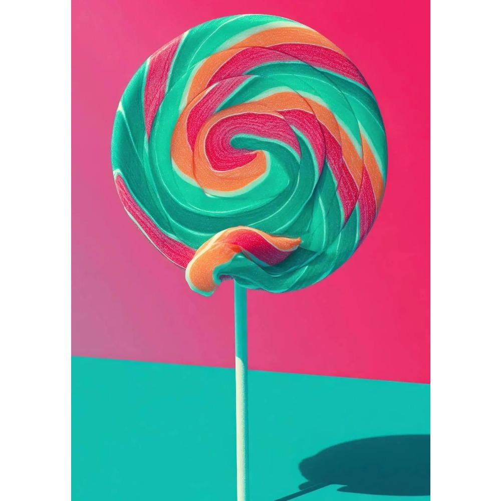 Beautiful And Sweet Creative Candy Dessert Art Design Poster Canvas Print Living Room Bedroom Kitchen Dining Room Wall Decor