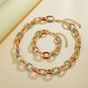 Metal Steampunk Lock Choker Necklace Bohemian Style Chunky Chains Choker  Girls