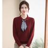 Women's Mid-Season Knitted Lapel Cardigan