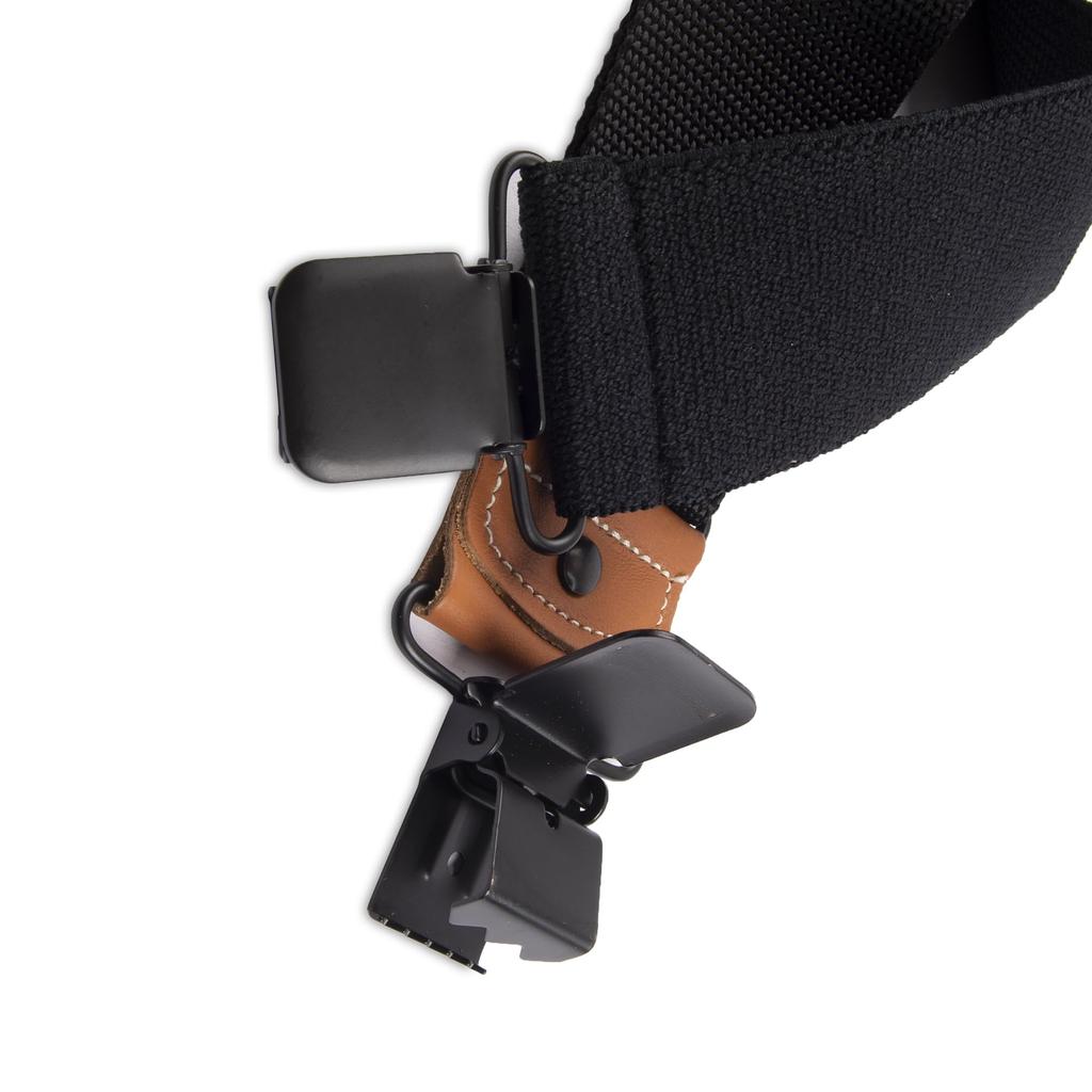 Dickies Industrial Strength Suspenders - Adjustable Wide Thick Straps for Heavy Duty Work Pants, Black, One Size Fits All