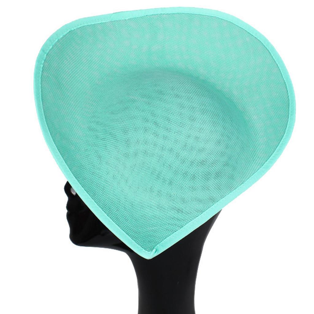 Fascinator Base Saucer DIY Teardrop Sinamay Hat Base Sinamay Saucer Upturned Brim Hat Base Sinamay Base Millinery Base