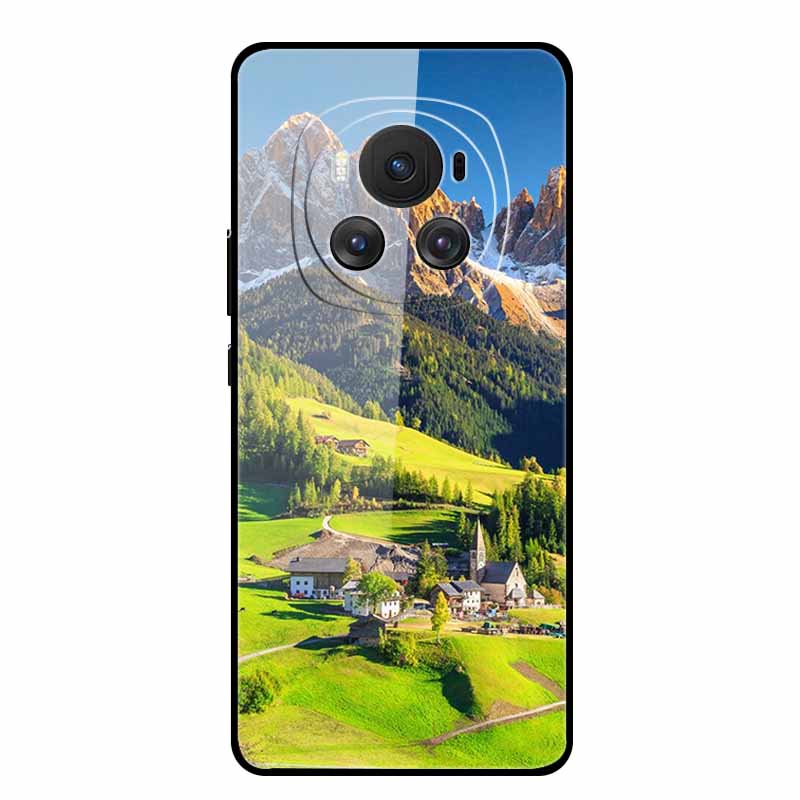 Tempered Glass Case For Honor Magic 6 Pro Case 6.8" Soft Edge Hard Glass Back Cover For Honor Magic6 Pro Phone Case Fundas Shell