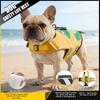 Colete Salva-Vidas para Cães com Listras Refletoras Boia de Segurança Colete Salva-Vidas para Cães Pequenos Médios Grandes