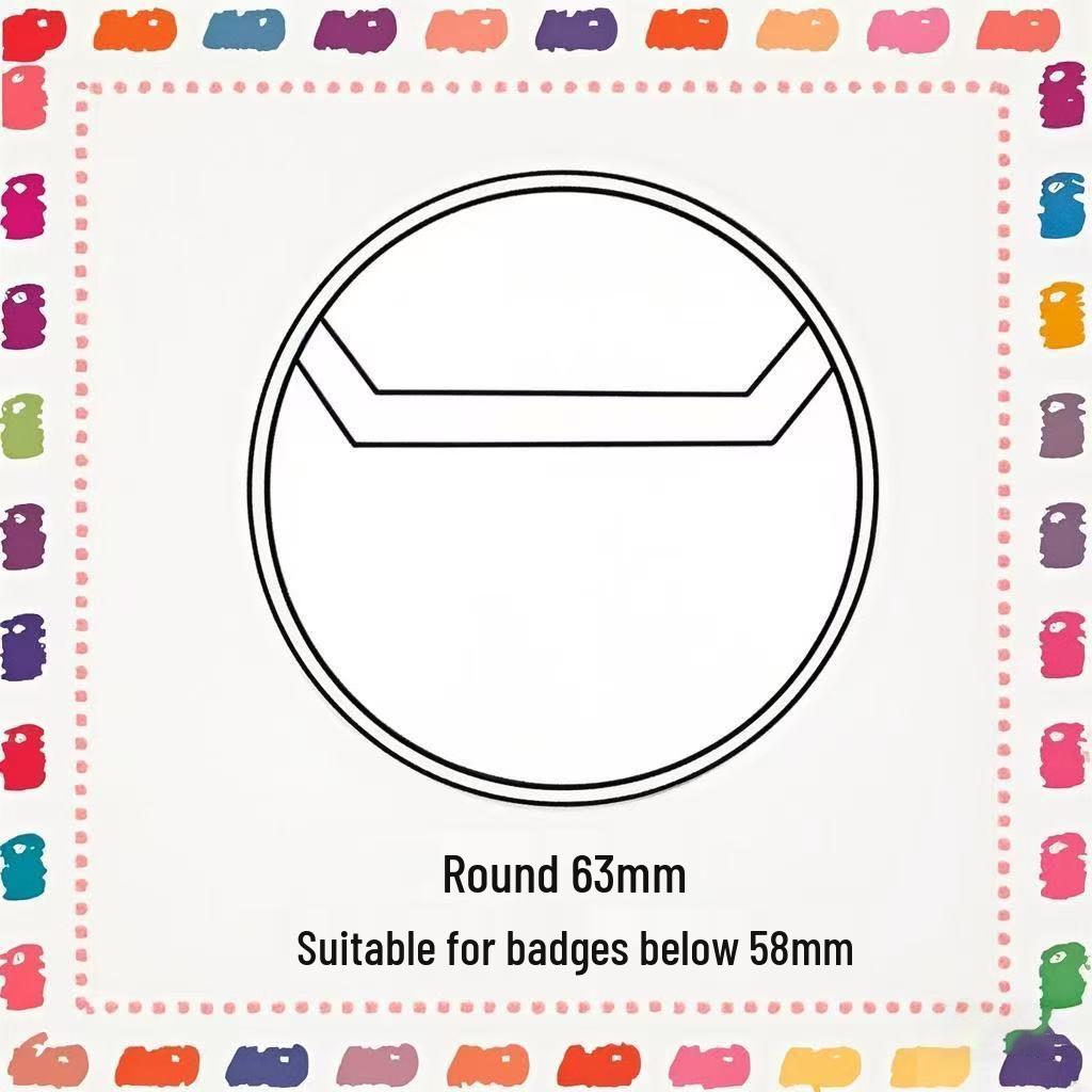 

Clear Round PVC Badge Protector and Storage Sleeve