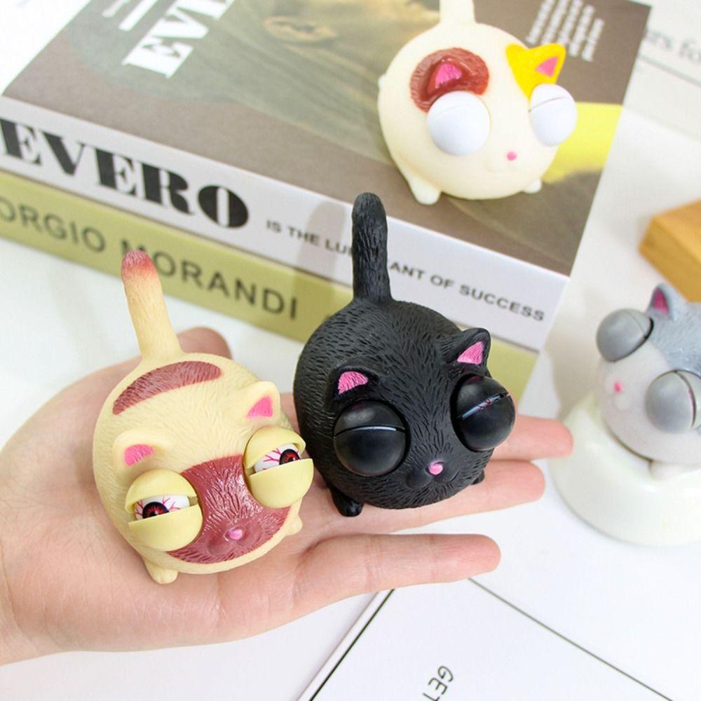 Creative Boost Cat Eyes Popping Squeeze Toys Adult Children Animal Anti-stress Gifts Toys Tricky Doll Decompression Vent