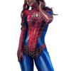 Body Femei Spider-woman Costum Cosplay Supereroină Fată Păianjen Catsuit Salopetă Elastică Petrecere de Halloween Deghizare