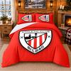 Athletic Bilbao Pattern Bedding 3Pcs Set Bed Sheet And Pillowcases For Indoor Bedroom