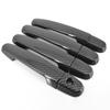 FOR 2014-2017 TOYOTA VIOS black Carbon Fiber Pattern Car Door Handle Cover Trim 2015 2016