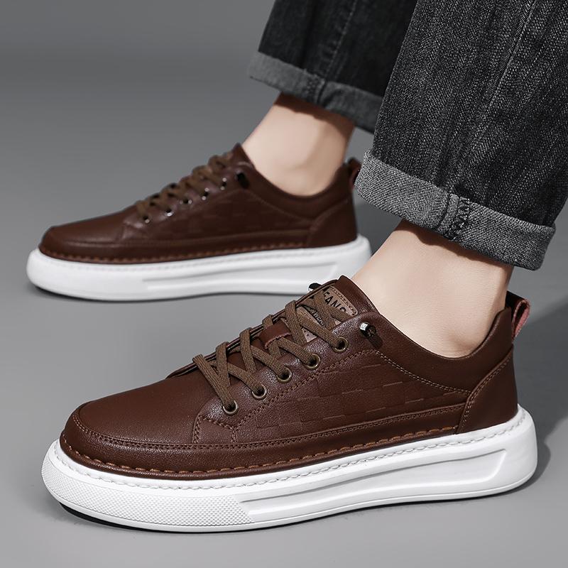 Fashion Four Seasons Men's Board Shoes Trendy Minimalist and Handsome Style Leisure Outdoor Sports High Quality Daily Shoes White