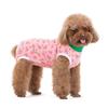 Dog Clothes, Thin Belly Protection Vest, Belly Anti-cool Free Striped Shirt, Back Buttons, Female Dog Sterilization and Weaning