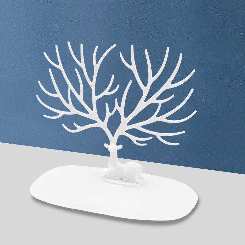 

Ожерелье с кольцами дерева на рогах, стойка для демонстрации ювелирных изделий, стойка для серег, стойка для хранения ювелирных изделий для браслетов, вешалка-дисплей