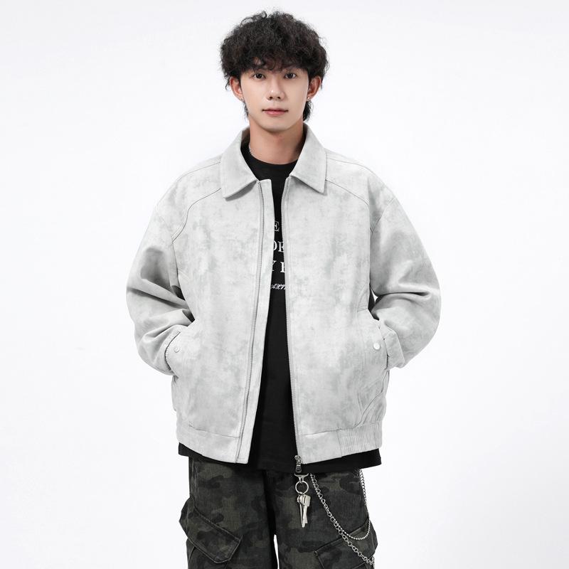 Men's 2025 Autumn Casual Loose Gradient Jacket - Trendy, Handsome, Youthful Outerwear