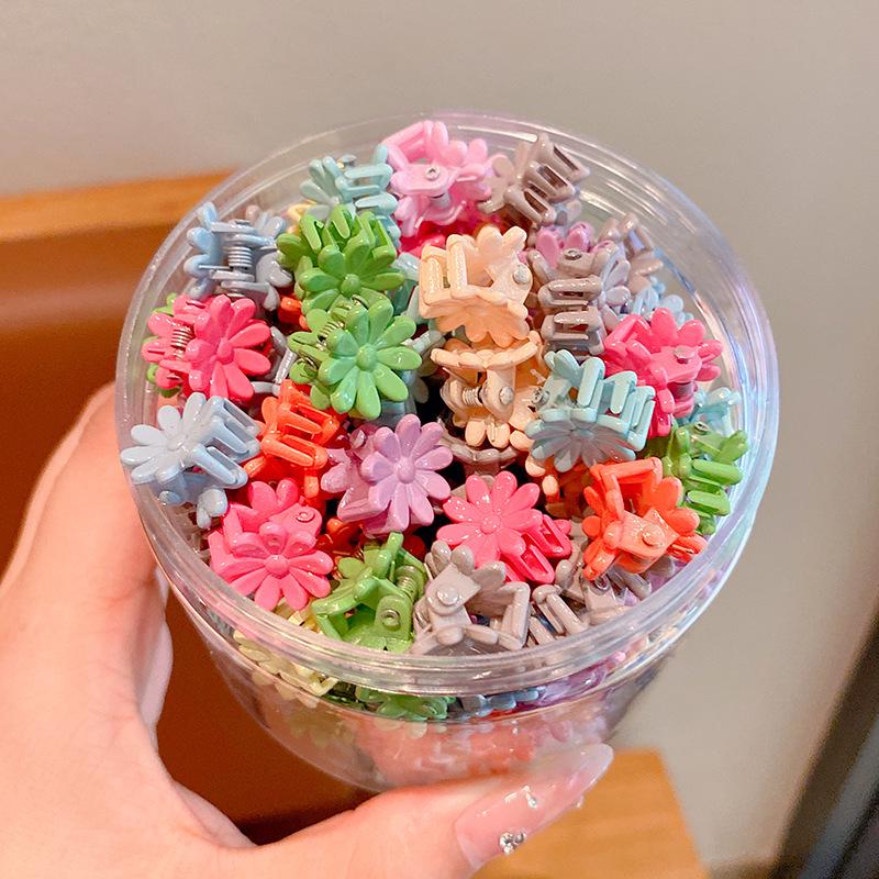 Bunte Blume Haarspange für Kinder Hochsteckfrisur