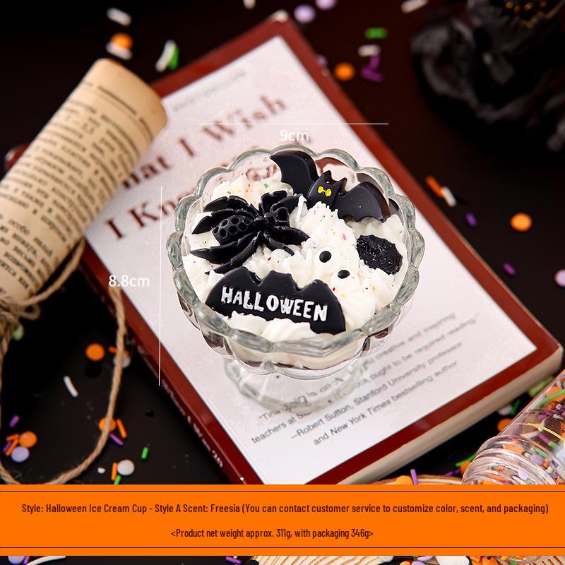 Handmade Pumpkin Scented Halloween Candles - Festive Souvenir Ornaments