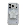 Funda Azul Floral con Soporte Magnético para iPhone 17 Pro Max