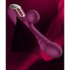 Multi-functional Telescopic Vibrator Intelligent Display Fast Piston Heating Sucking Tongue Licking Masturbator