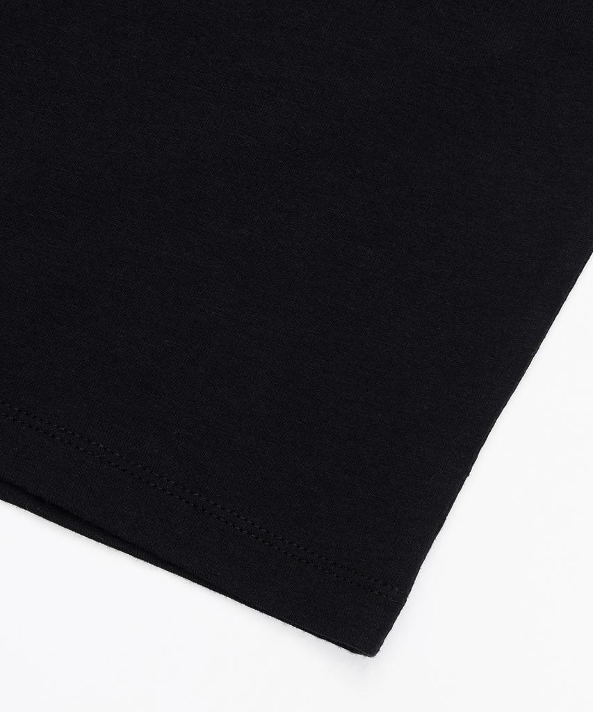 PAGESIISII Thakoon Flower Print Short Sleeve T-Shirt Black