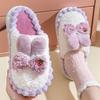 Kenuo Cartoon Rabbit Plush Warm Cotton Slippers