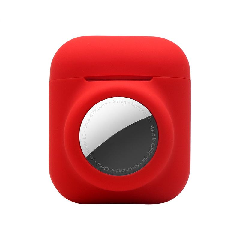 

Защитный чехол из жидкого силикона для AirPods/AirTag: Совместим с 1-м/2-м поколением и 3-м поколением Bluetooth беспроводного позиционирования AirPods 1/2/AirTag