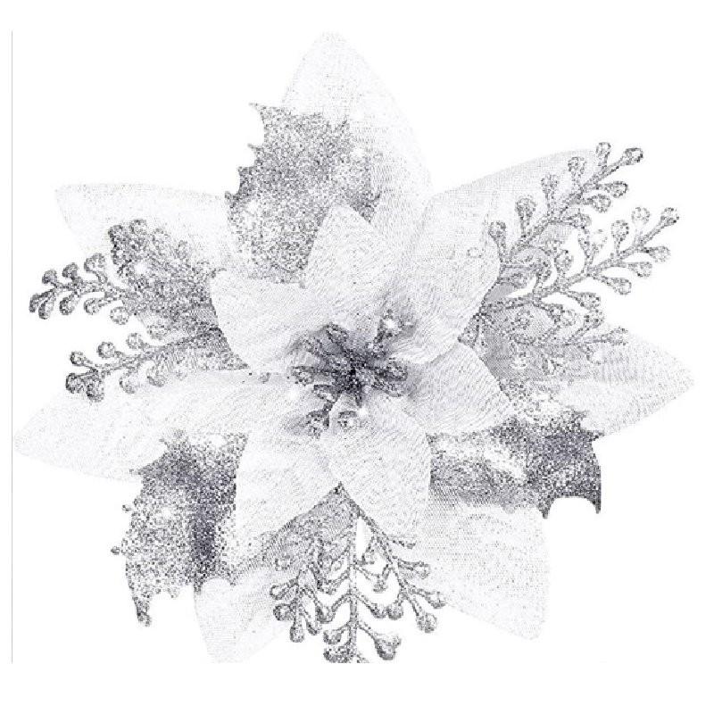 

Christmas Flower Tree Garland Xmas Wreath Fireplace Door Decor Room Ornament