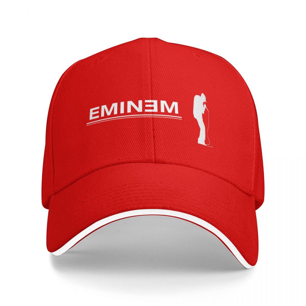 

Кепки-бейсболки Snapback с принтом Эминема, дышащие, повседневные, для улицы, унисекс One Size