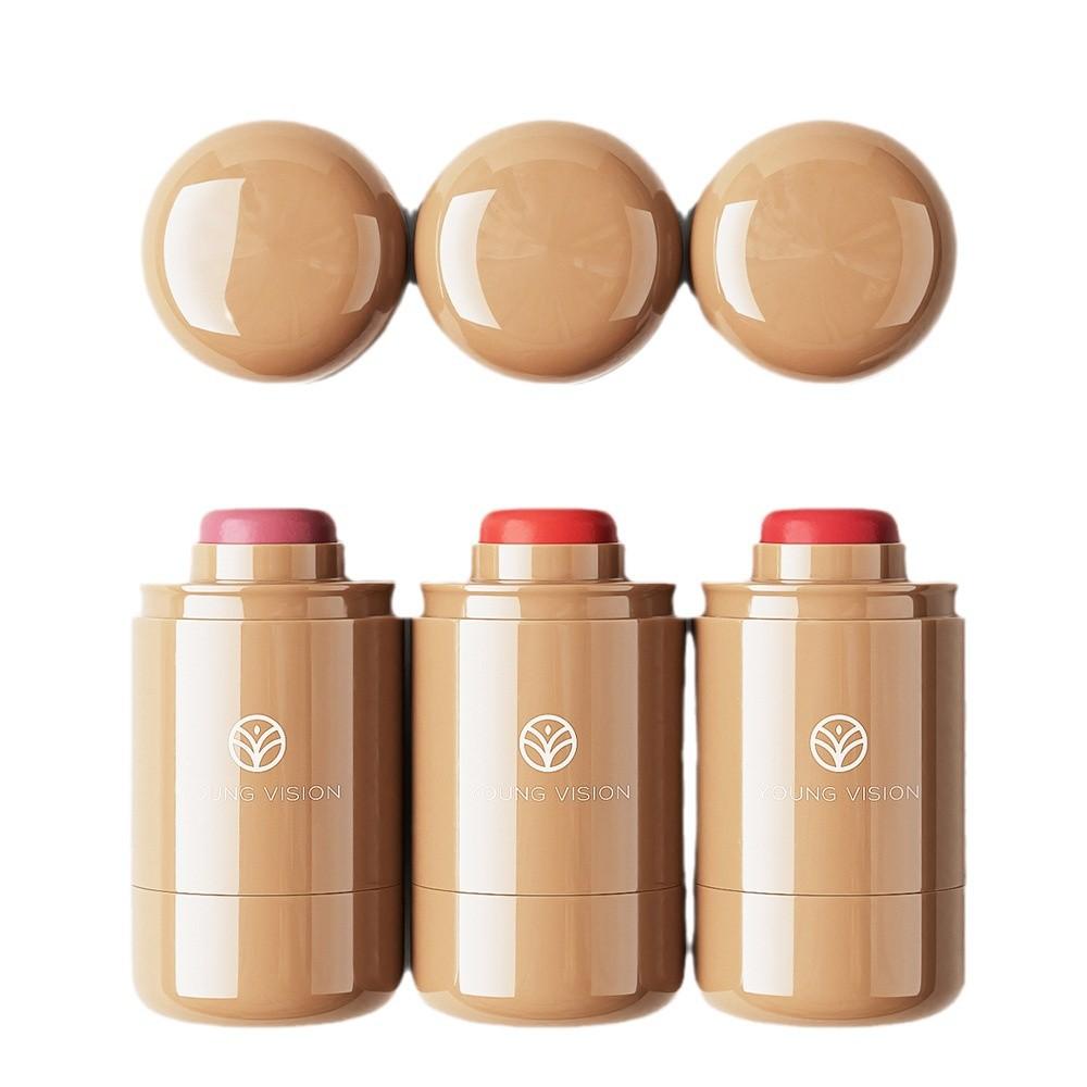 YOUNG VISION 1-teiliger Pocket Blush Stick Gas Can Blush Matte Lippen- und Wangencreme Blush
