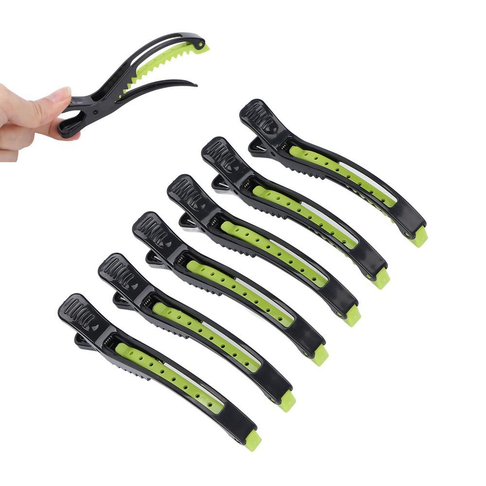 6 PCS Portable Design Sectioning Hair Clip Lightweight Duckbill Hair Clip Salon Hair Clip Salon Use