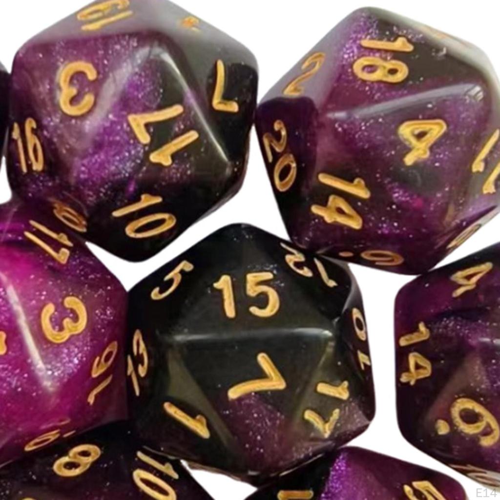 Polyhedral Dice Assortment for Interactive Gaming Sessions