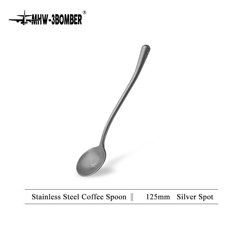 MHW-3BOMBER Stainless Steel Coffee Stirring Spoon Exquisite Coffee Spoon Portable Coffee Tools Professional Barista Accessories