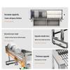 Stainless Steel Kitchen Sink Rack for Dish and Bowl Storage
