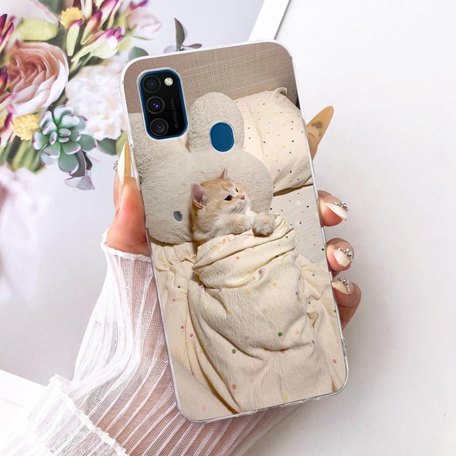 For Samsung Galaxy M21 Case SM-M215F New Fashion Painted Cover Soft Silicone Case For Samsung M21 2021 M 30 s Galaxy M30s Fundas