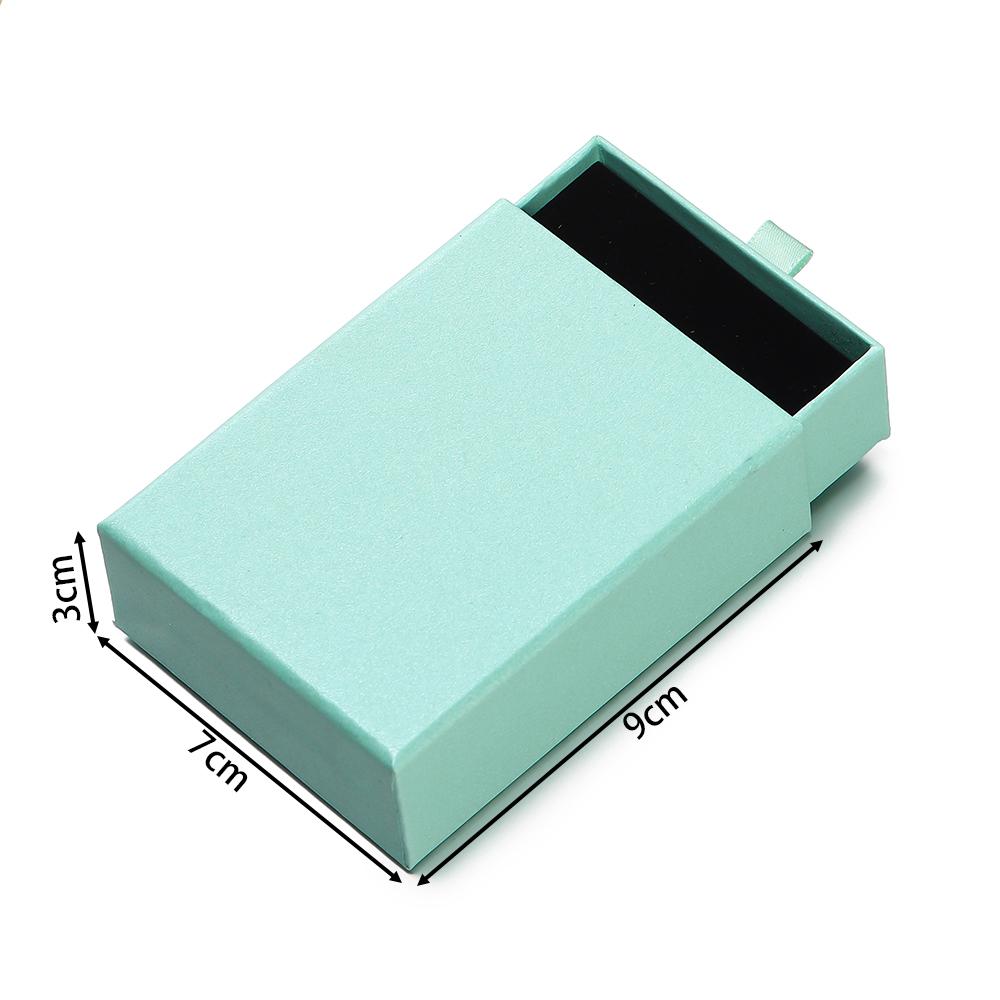 Creative Drawer Jewelry Packaging Box Necklace Ring Earing Bracelet Storage Organizer Display Stand Solid Color Paper Gift Boxes