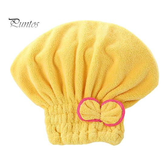 

Шапочка для сушки волос с резинкой Суперабсорбент Быстросохнущая Утолщенная Меньше Вьющихся Волос Декор Бантик Шапочка для сушки волос Повязка на голову для сушки Для дома, путешествий, ванной жёлтый