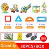 Large Educational Magnetic Tiles - Children's Development Toy for Creative Building and Thinking