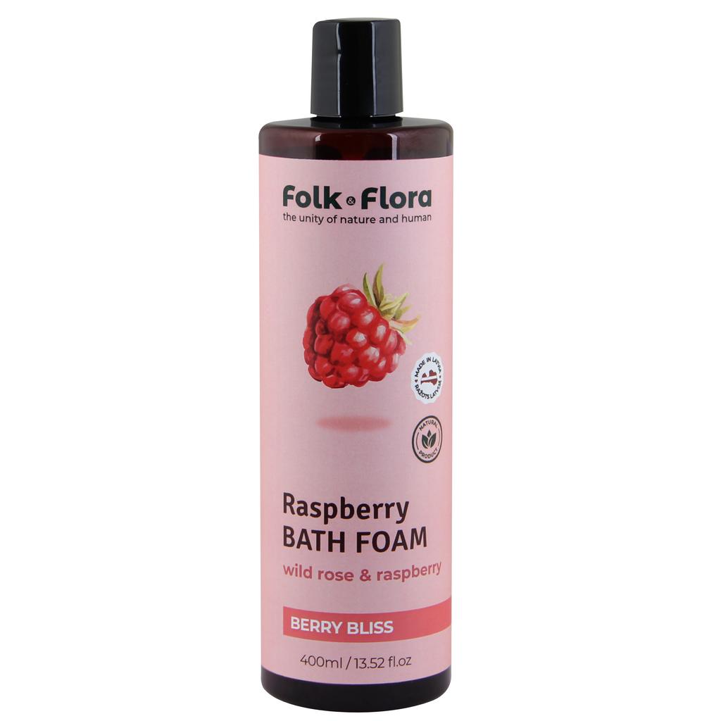 Badeschaum Himbeere Folk&Flora 400 ml